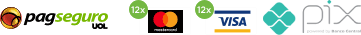 Logotipos de meios de pagamento do PagSeguro